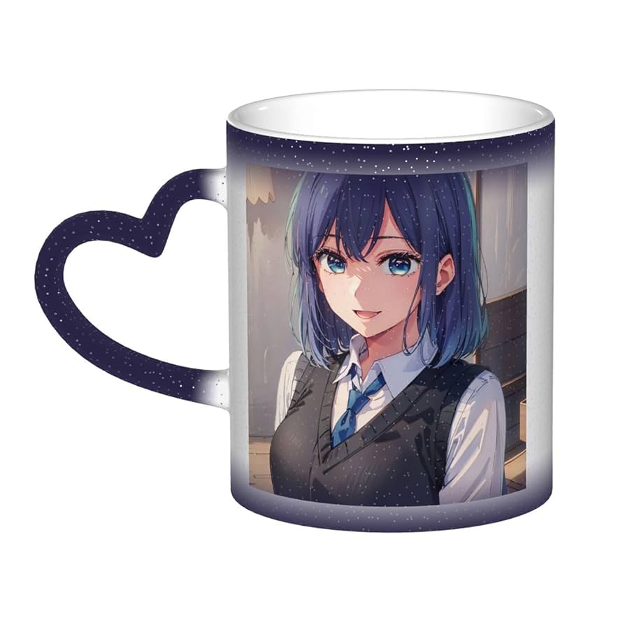 Amazon.co.jp: 感熱変色カップ 推しの子 黒川あかね マグカップ